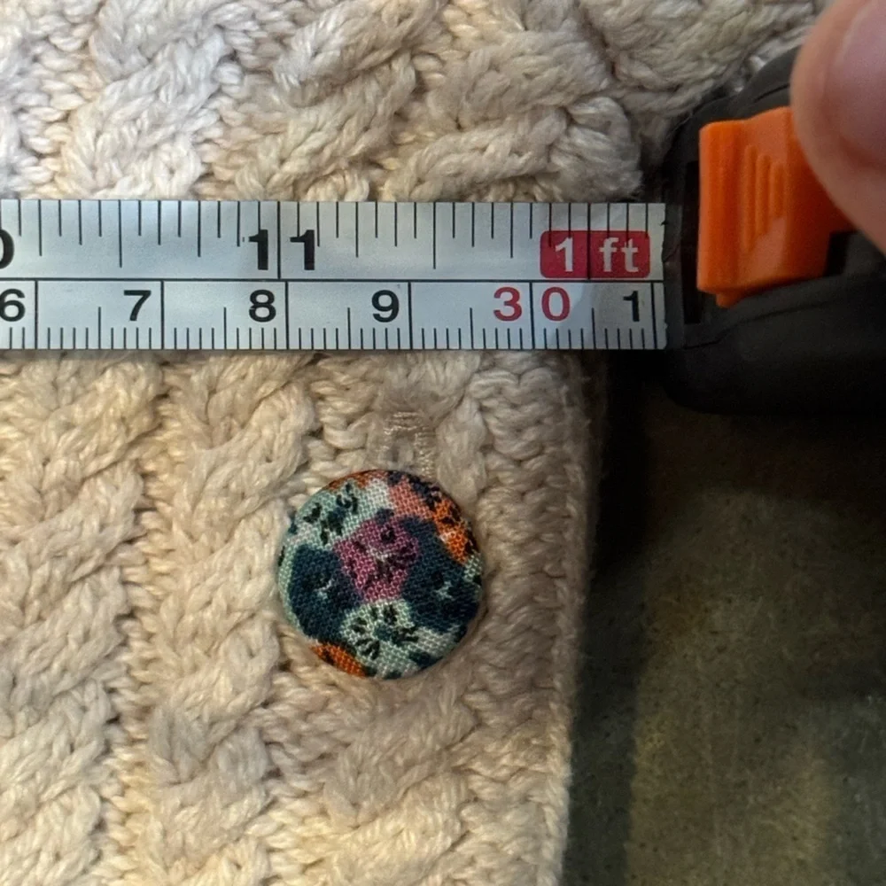 Matilda Jane Reese Crop Cable Sweater Size 6M